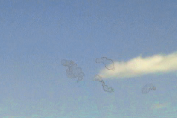 How the sky would look with floaters