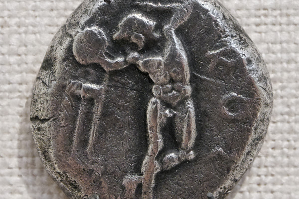 A silver tetradrachm (Ancient Greek coin)