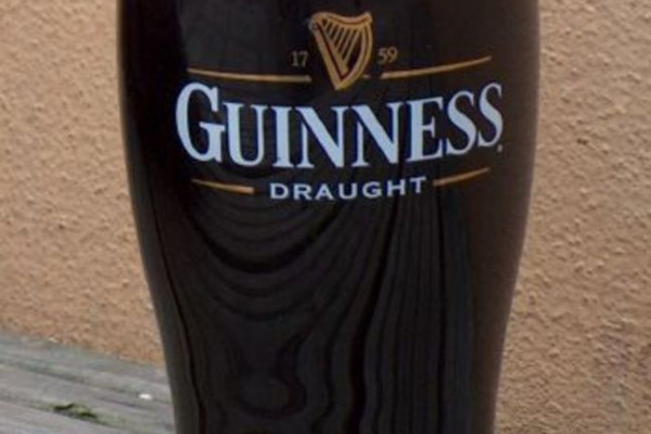 A pint of Guinness