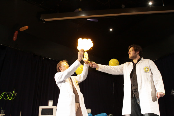 Hydrogen Bubbles - Crisp Packet Fireworks at the MTN Sciencentre, Cape Town