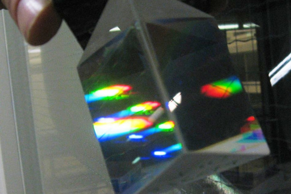 Light in a prism