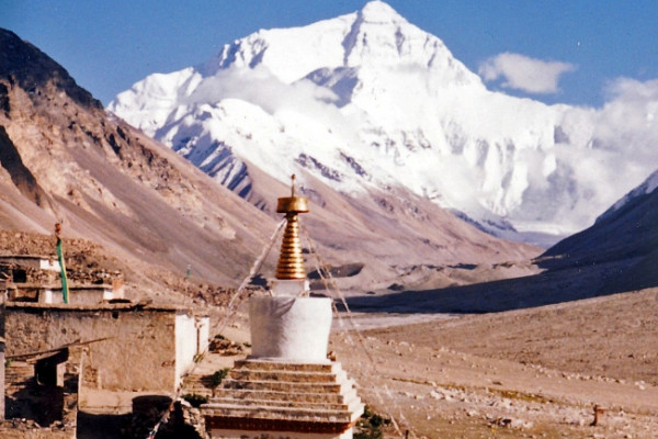 Mount Everest from Rombok Gompa, Tibet