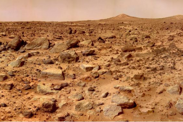 The Martian Landscape, as photographed by the Mars Pathfinder Lander