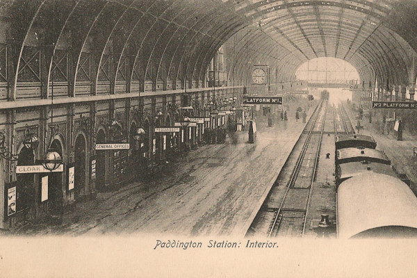 Paddington Station in Victorian Times