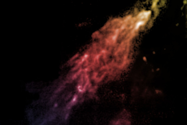 Smith's Cloud which is on a collision course with our galaxy over the next 20-40 million years.