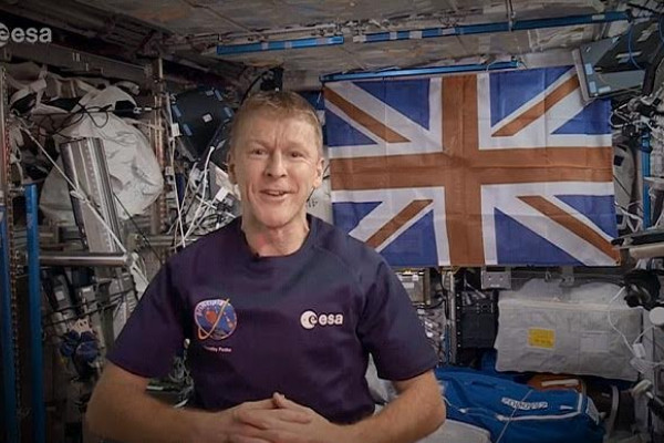 Tim Peake aboard the ISS