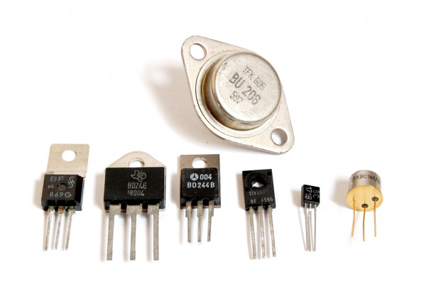 Transistors in different housings