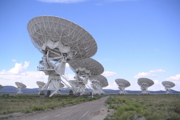 The Very Large Array at Socorro, New Mexico, United States.