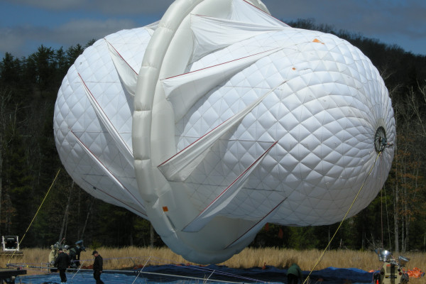 An inflatable turbine