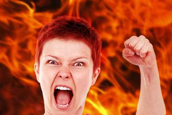 Angry woman