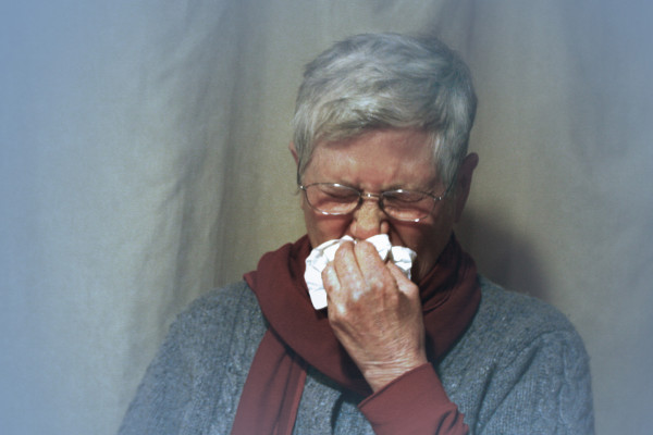 A cold can cause temporary anosmia (loss of the sense of smell)