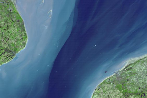 NASA Image of Dover Straits