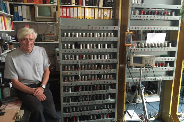 Nigel Bennee is working on a replica of the EDSAC computer, the world's first general purpose computer, built in Cambridge