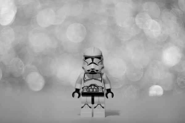 A lego stormtrooper