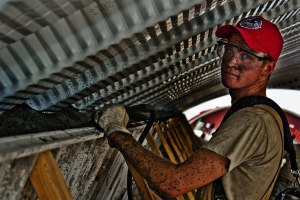 A construction site worker.