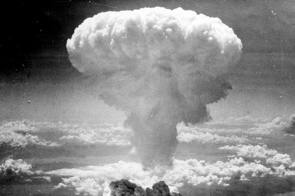 Atomic bomb mushroom cloud