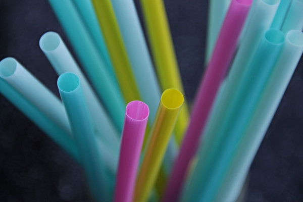 photo of plastic straws