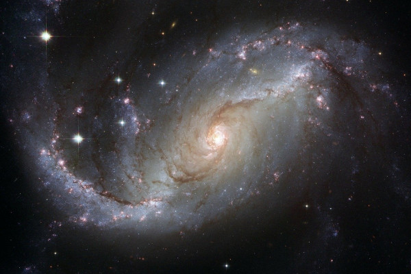 An image of a spiral galaxy