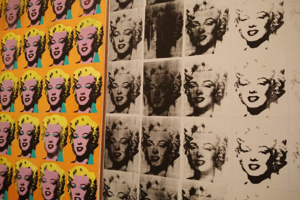 Andy Warhol images of Marilyn Monroe