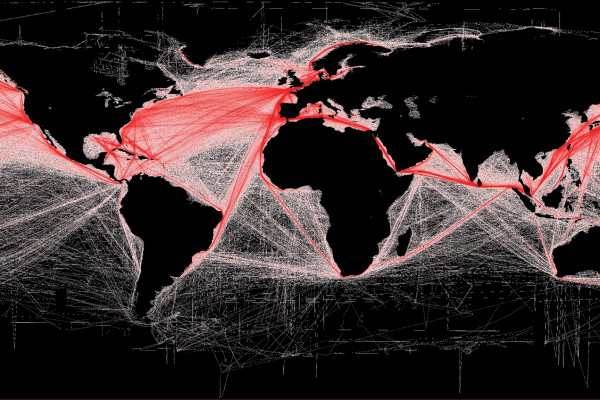 Digital communication between ships could help optimise shipping routes