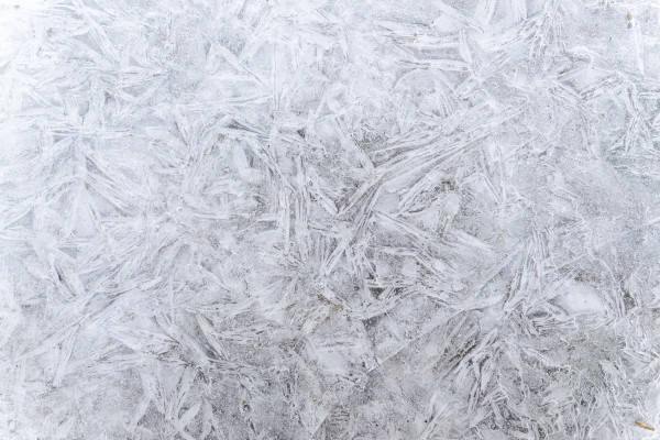 Frost crystals