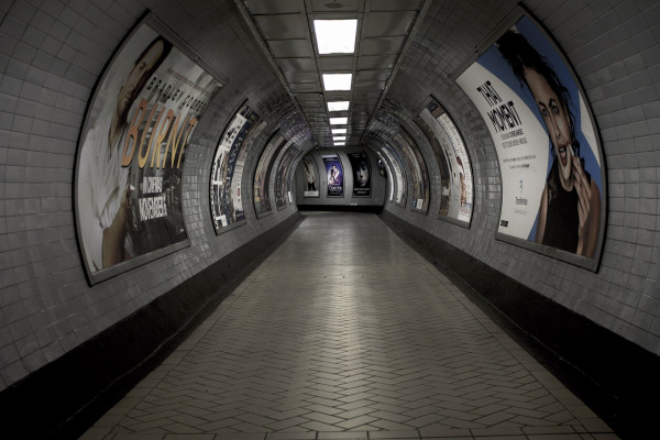 Tunnel in the London Underground