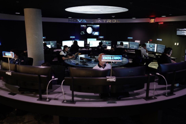 The Intuitive Machines Moon landing control room