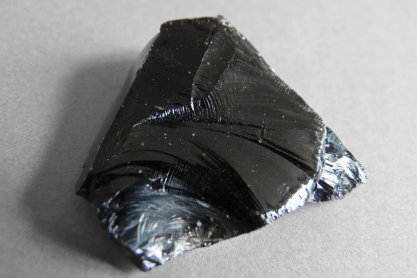 Obsidian - volcanic glass