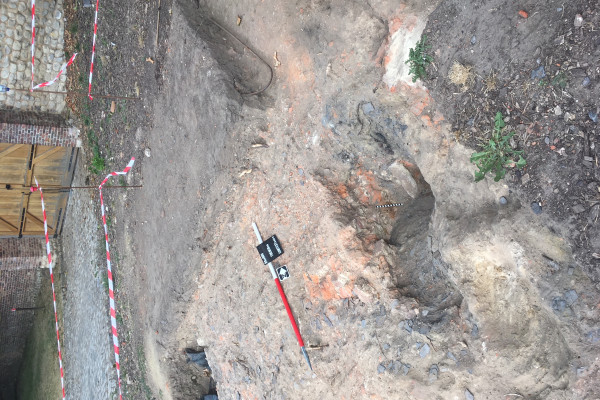 Excavations at Huogoumont Farm at the site of the Battle of Waterloo