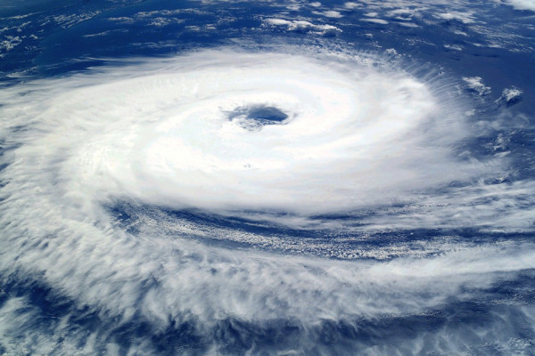 View of Cyclone Catarina from ISS