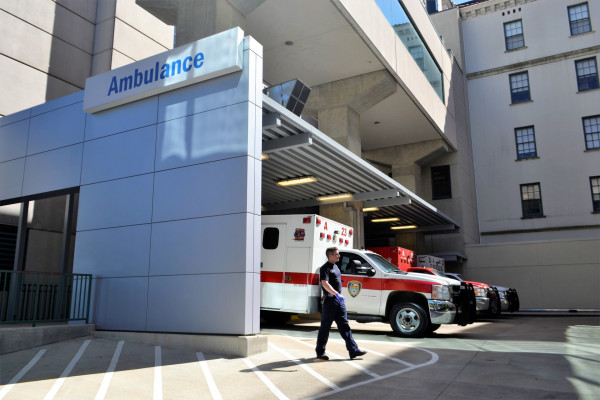 Ambulance at A&E