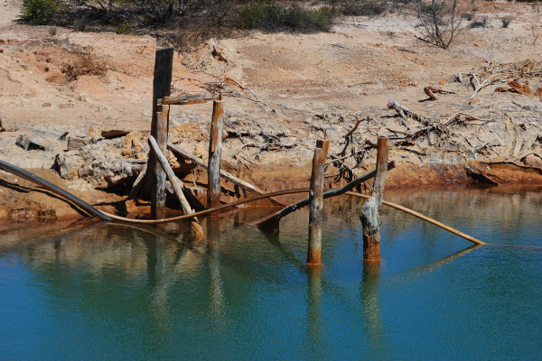 A copper mining site, in Australia
