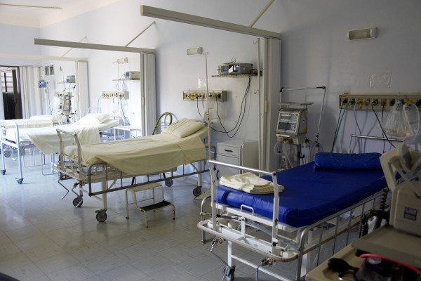 beds in a hospital ward