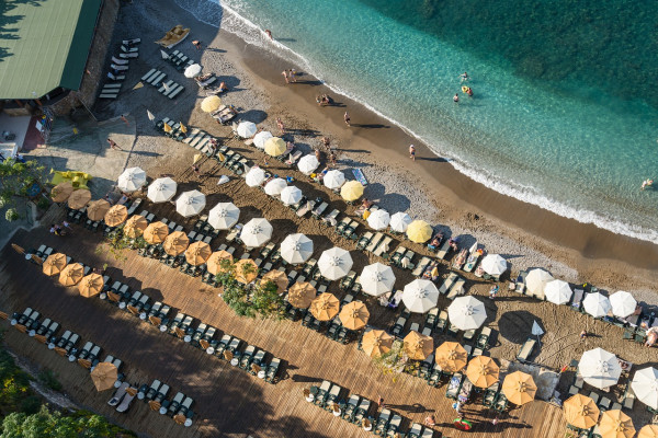 A beach in Alanya, Turkey.