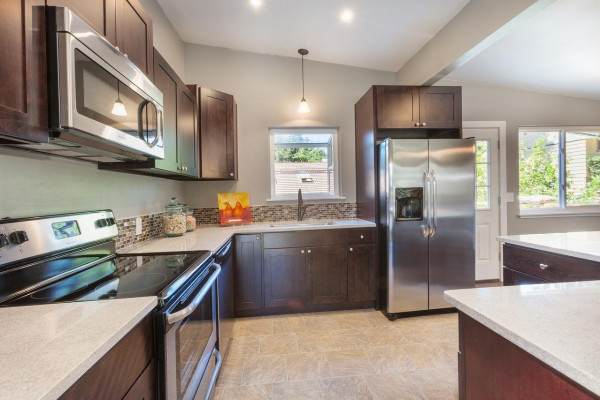 A modern kitchen