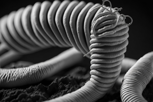 An AI-generated tapeworm