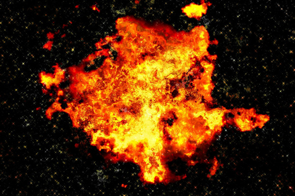 Fireball explosion