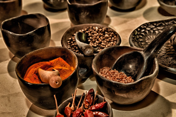 Array of spices