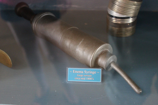 Enema syringe from the 1800's