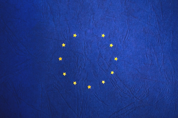 EU flag with one star missing - Brexit