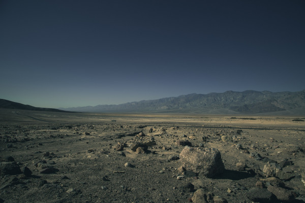 Rocks in the desert