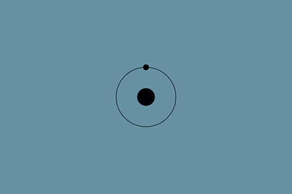 A hydrogen atom