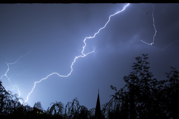 Lightning storm