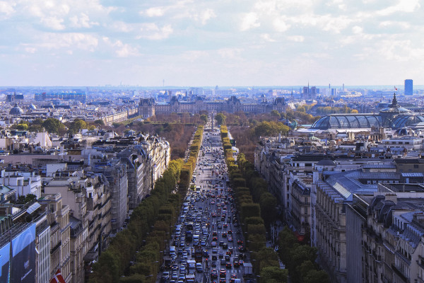 Taffic jam from above