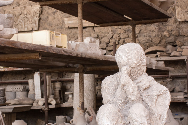 Archaeological artefacts recovered from Pompeii