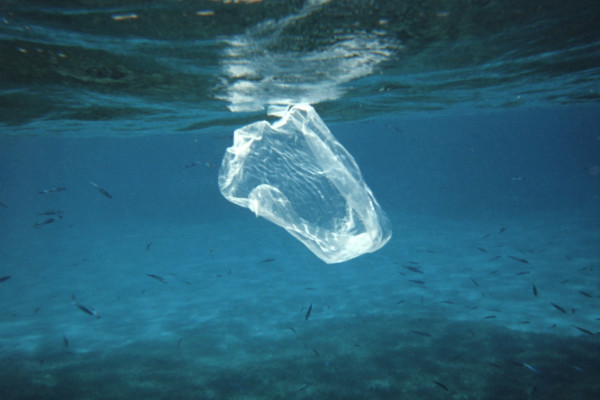 Plastic in the ocean