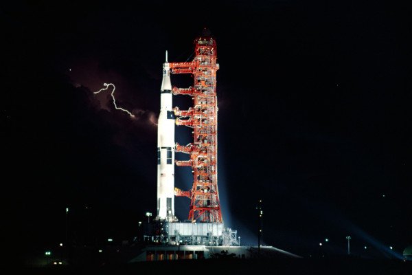 Apollo15 on launchpad