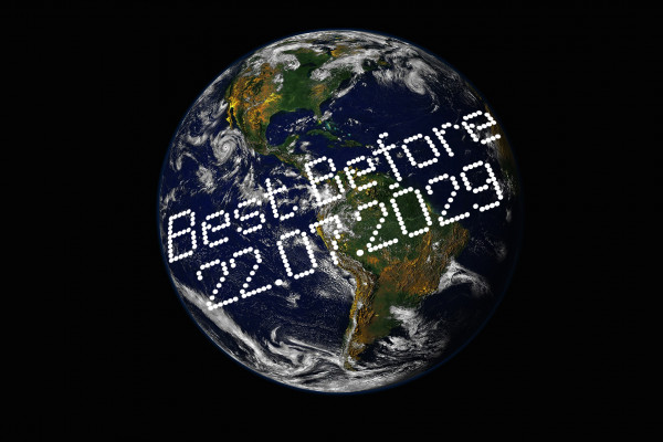 Earth with a best before date