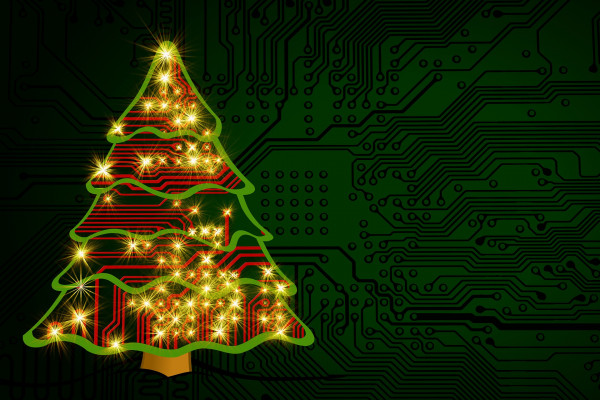 christmas tree circuit board