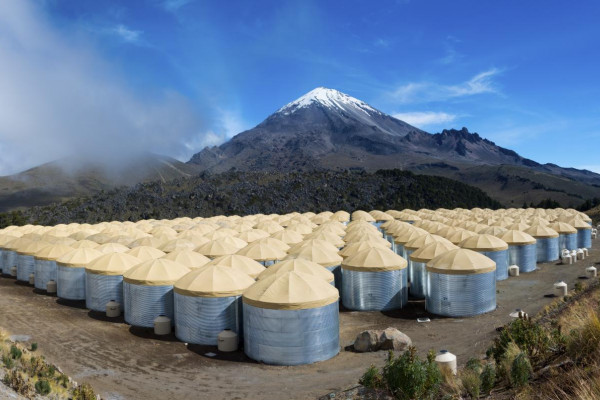 The HAWC Observatory array in Mexico
